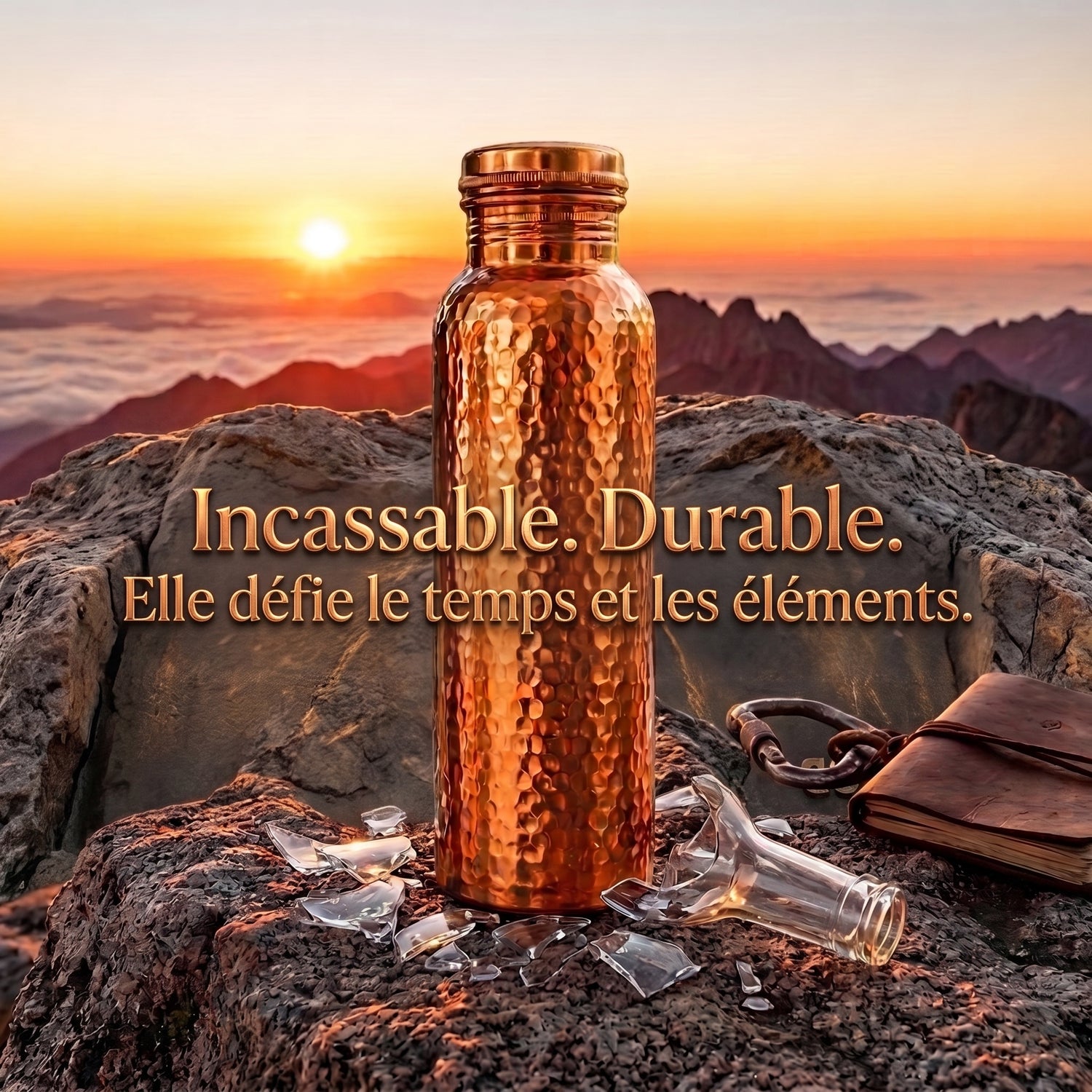 Gourde en Cuivre – Aura Cuivre | L’Eau Purifiée par le Cuivre