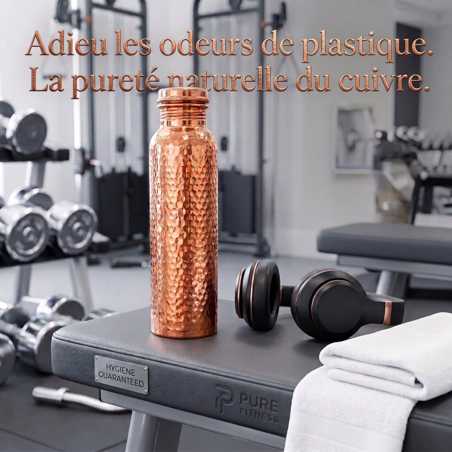 Gourde en Cuivre – Aura Cuivre | L’Eau Purifiée par le Cuivre