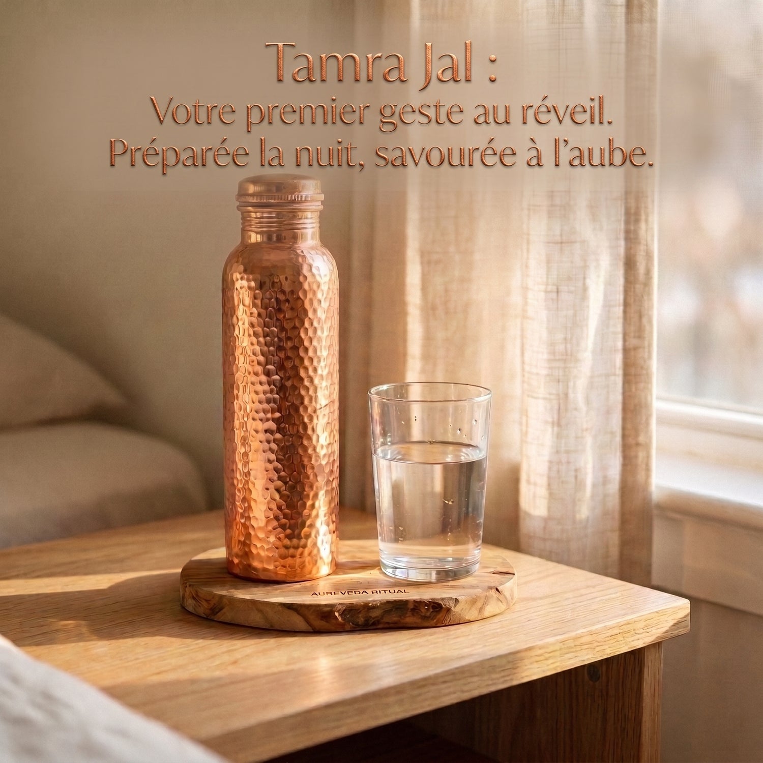 Gourde en Cuivre – Aura Cuivre | L’Eau Purifiée par le Cuivre