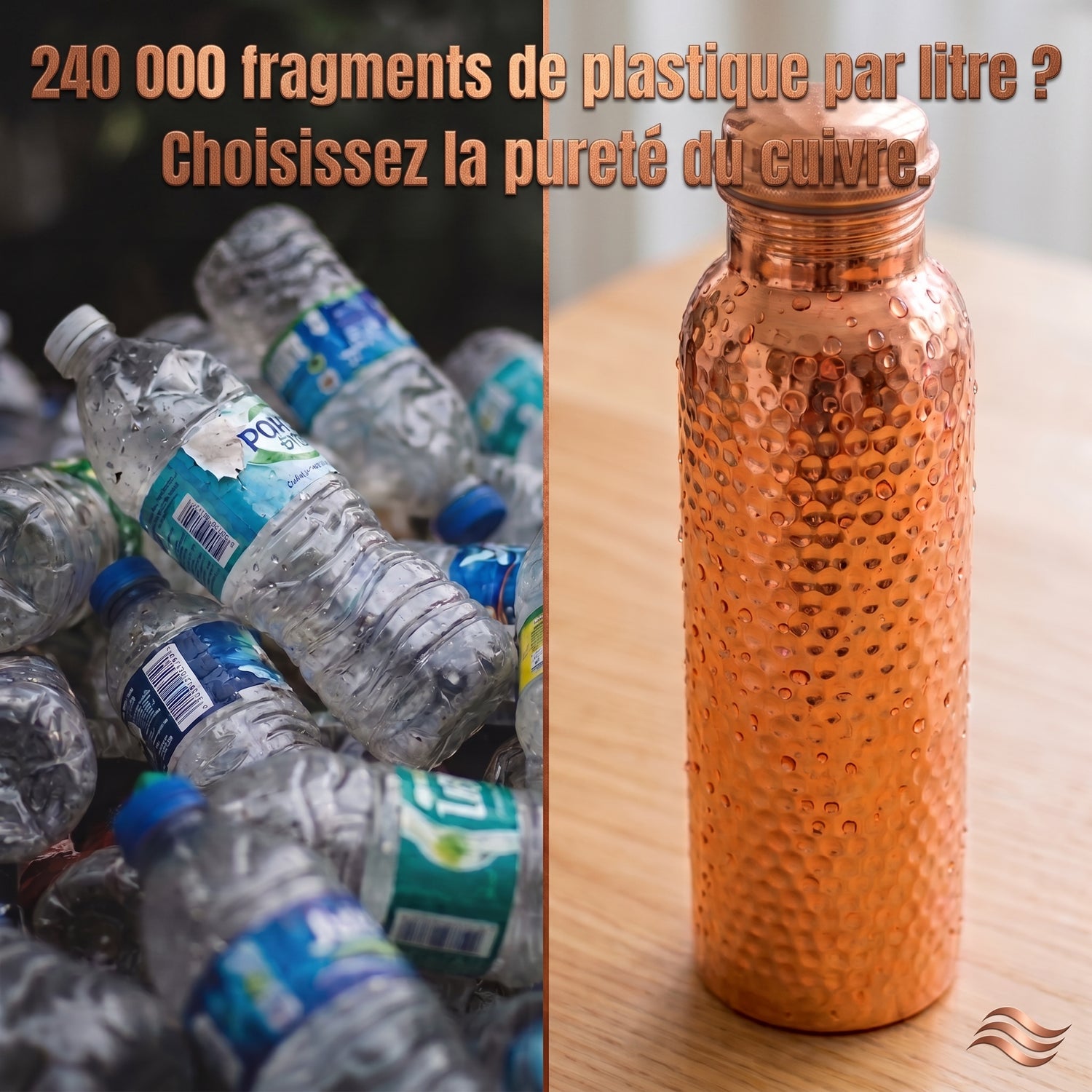 Gourde en Cuivre – Aura Cuivre | L’Eau Purifiée par le Cuivre