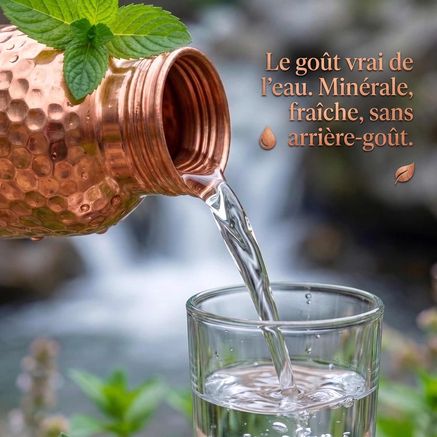 Gourde en Cuivre – Aura Cuivre | L’Eau Purifiée par le Cuivre